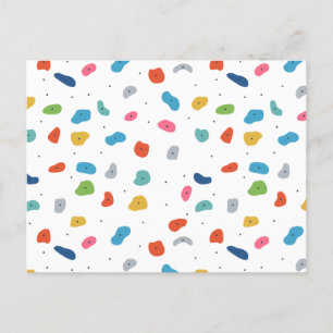 Postal Festiva Rock Climbing Cute Kids Colorful