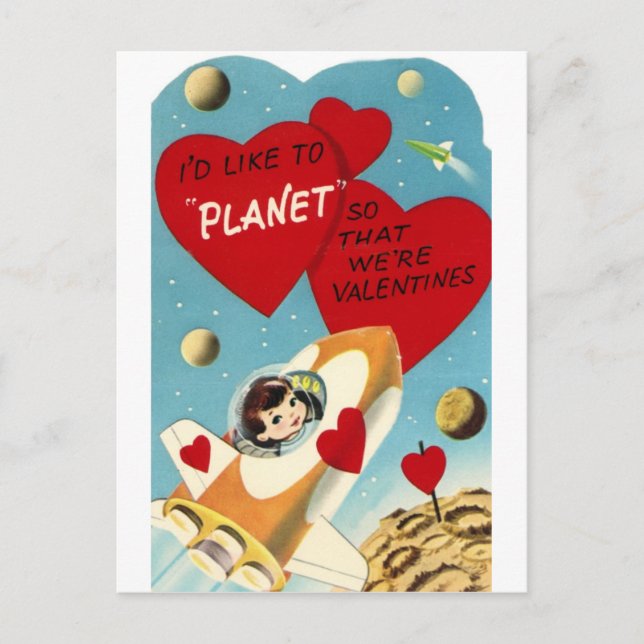 Postal Festiva Rocket Valentine (Anverso)