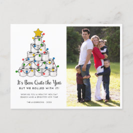Postal Festiva Rolling With It Toilet Paper Christmas Tree Photo