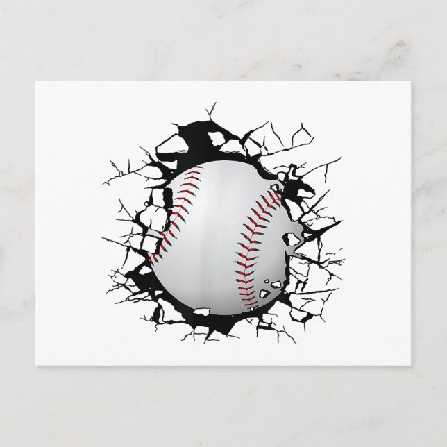 Postal Festiva Ropa de béisbol - béisbol  (Anverso)