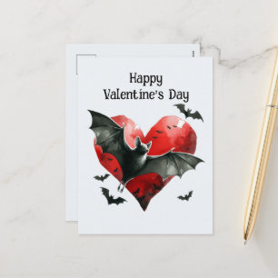Postal Festiva Ropa gótica de San Valentín de Guay