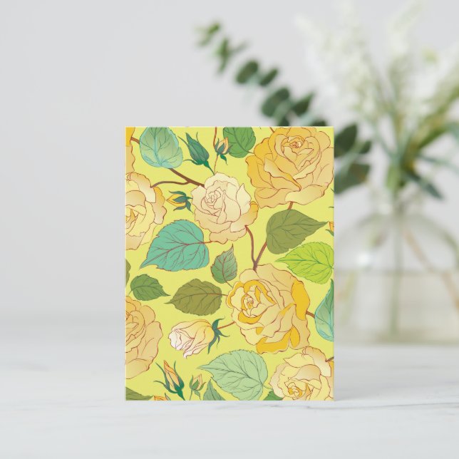 POSTAL FESTIVA ROSAS 4 (Anverso de pie)