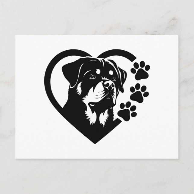 Postal Festiva Rottweiler (Anverso)