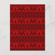 Ruby Red Reindeer Sweater Looking Navidades