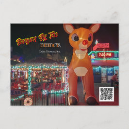 Postal Festiva Rudolph en Burgers by the Bridge
