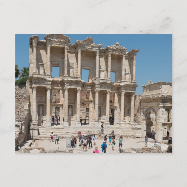Postal Festiva Ruinas de Ephesus Turkey (Anverso)