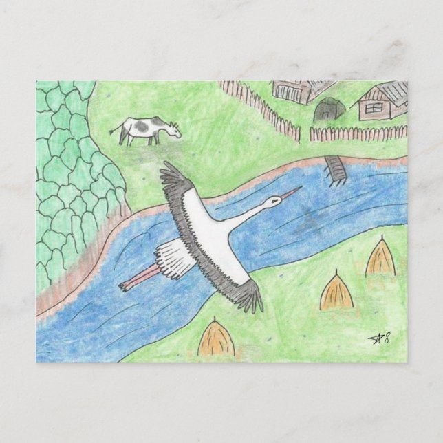 Postal Festiva "Rustic motifs" (Anverso)