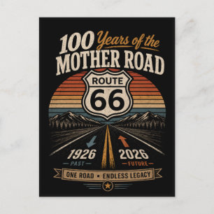 Postal Festiva Ruta 66 Centenario Legado de la Carretera Madre
