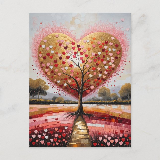 Postal Festiva Ruta al corazón (Anverso)