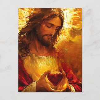 Postal Festiva Sagrado Corazón de Jesús