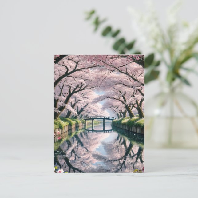 POSTAL FESTIVA SAKURA (Anverso de pie)