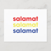 "Salamat" Gracias Postcard