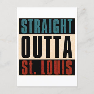 Postal Festiva Salida directa de St. Louis Missouri MO
