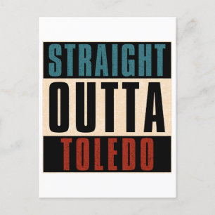 Postal Festiva Salida directa de Toledo Ohio OH
