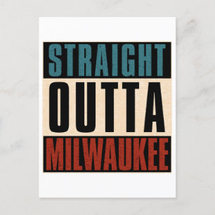 Postal Festiva Salida directa Milwaukee Wisconsin WI