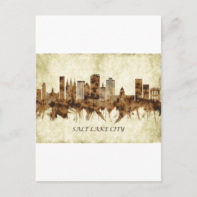 Postal Festiva Salt Lake City Utah City (Anverso)