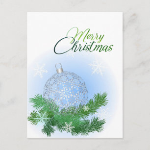 Postal Festiva Saludo corporativo navideño moderno