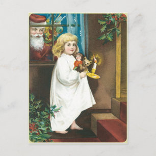 Postal Festiva Saludo de navidades
