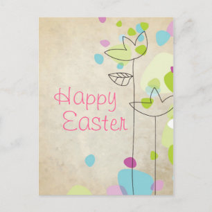 Postal Festiva Saludo de Pascua