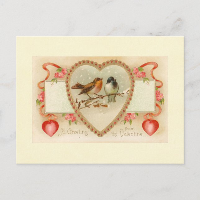 Postal Festiva Saludo de Thy Valentine (Anverso)