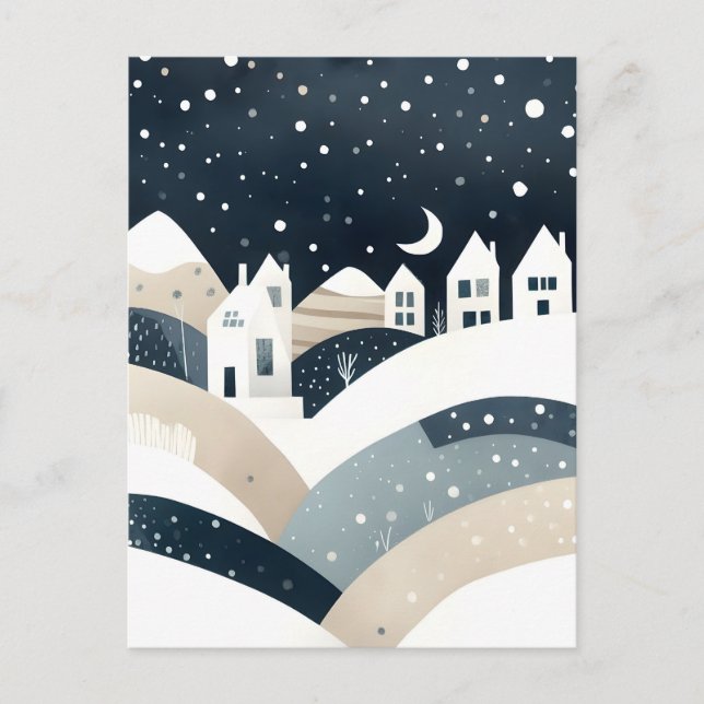 Postal Festiva Saludos de fiesta (Anverso)