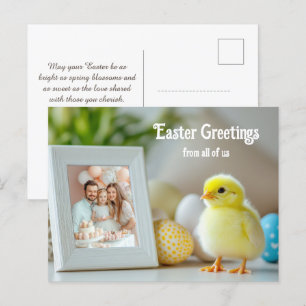 Postal Festiva Saludos de Instantáneas del personalizable 🐇 de H