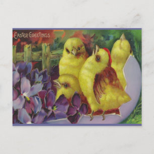 Postal Festiva Saludos de Pascua