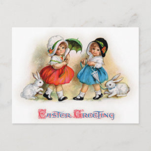 Postal Festiva Saludos de Pascua