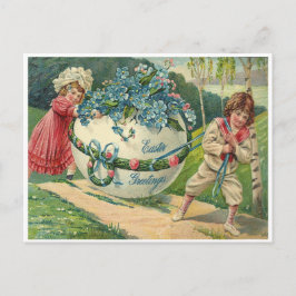 Postal Festiva Saludos de Pascua