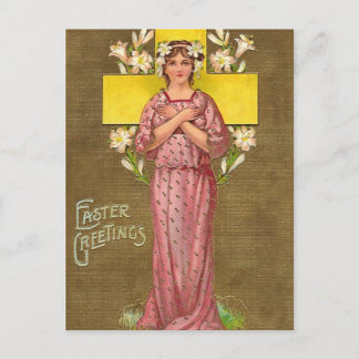 Postal Festiva Saludos de Pascua