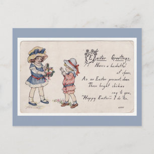 Postal Festiva Saludos de Pascua