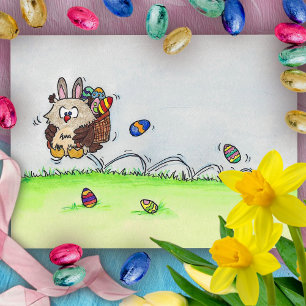 Postal Festiva Saludos de Pascua