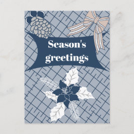 Postal Festiva Saludos de temporada