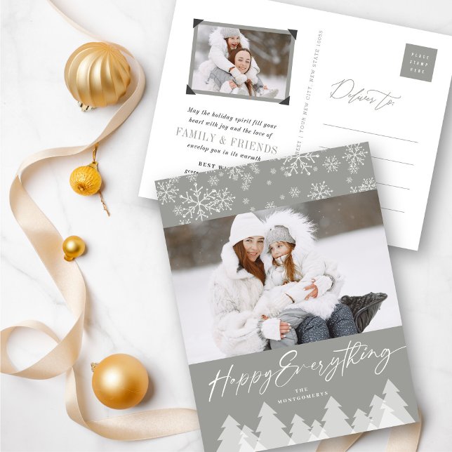 Postal Festiva Saludos de temporada a Snowflakes Wonderland (Subido por el creador)