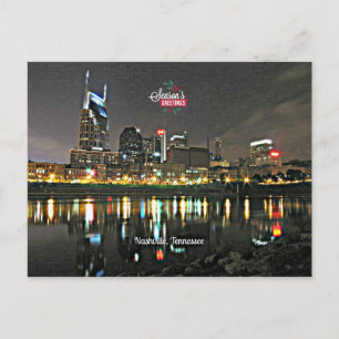 Postal Festiva Saludos de temporada desde Nashville, Tennessee
