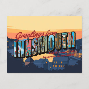 Postal Festiva Saludos desde Innsmouth