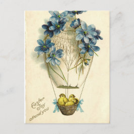 Postal Festiva Saludos felices del deseo de Pascua del viejo