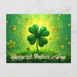 Postal Festiva Saludos para el Día de San Patricio