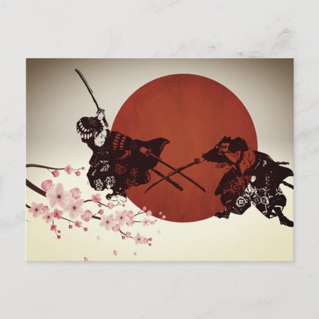 Postal Festiva Samurai Fight (Anverso)