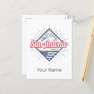 Postal Festiva San Antonio City Texas Estados Unidos