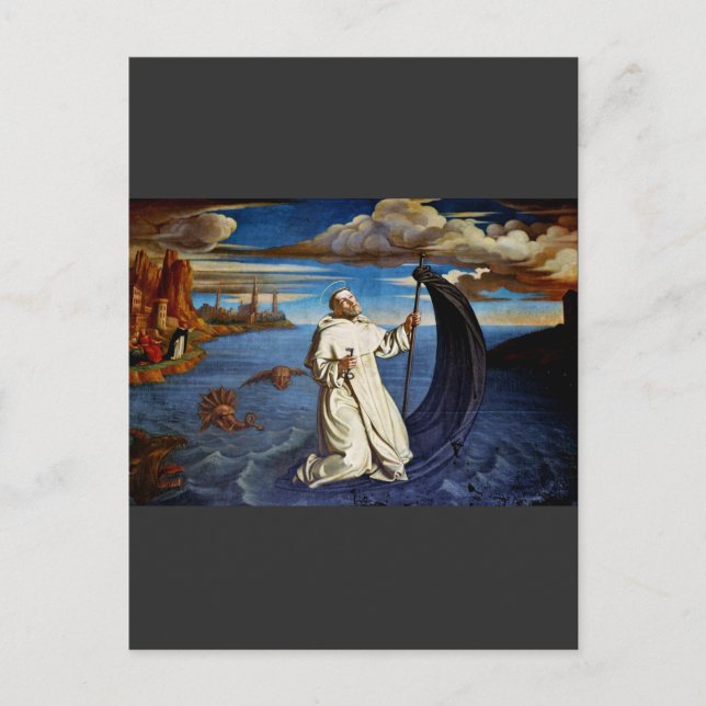 Postal Festiva San Raimundo de Peñafort Estilo Barroco Premium (Anverso)