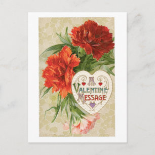 Postal Festiva San Valentín Antiguo