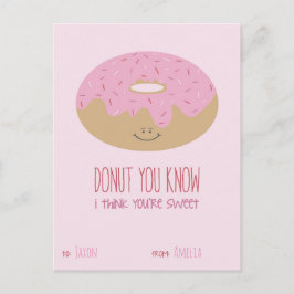 Postal Festiva San Valentín de clase