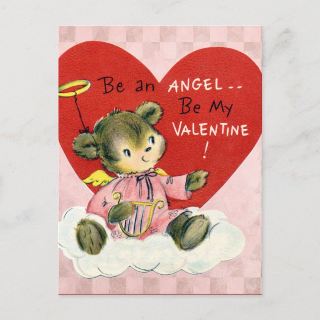 Postal Festiva San Valentín para los niños (Anverso)