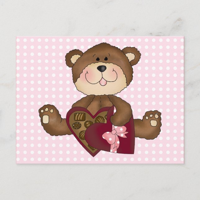 Postal Festiva San Valentín para los niños (Anverso)