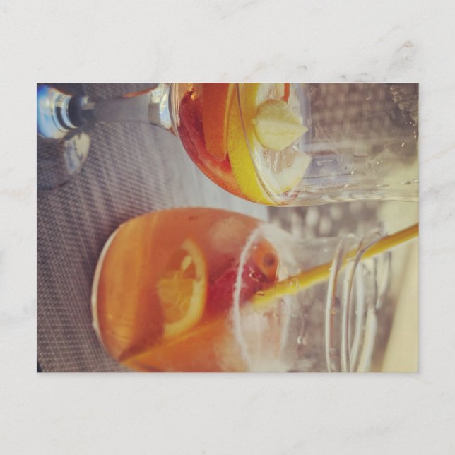 Postal Festiva Sangria and Sunshine (Anverso)