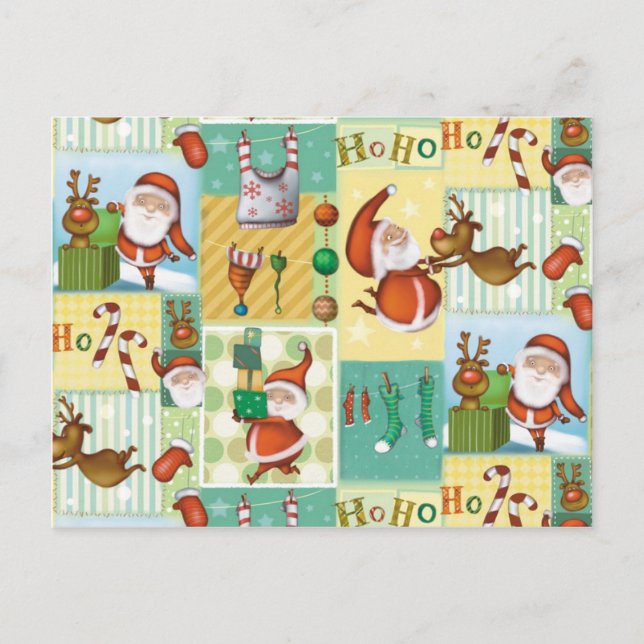 Postal Festiva Santa (Anverso)