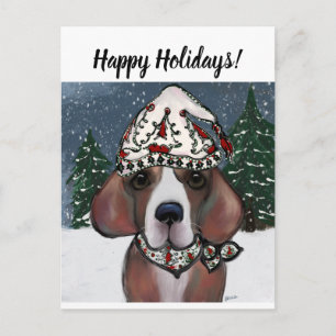 Postal Festiva SANTA BEAGLE remains the same as it appears to be
