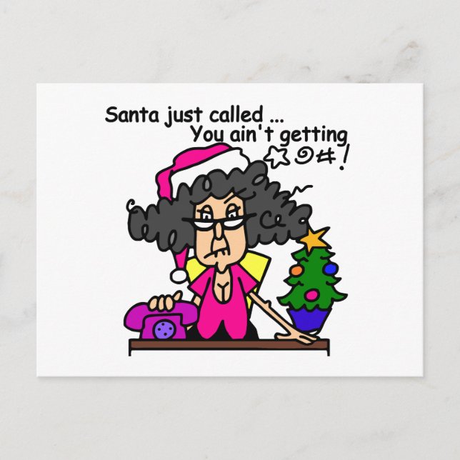 Postal Festiva Santa Called (Anverso)