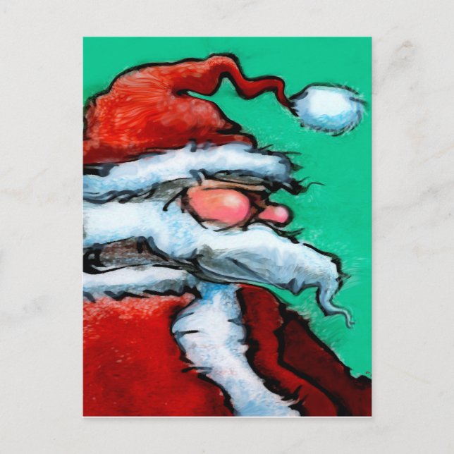 Postal Festiva Santa Claus (Anverso)